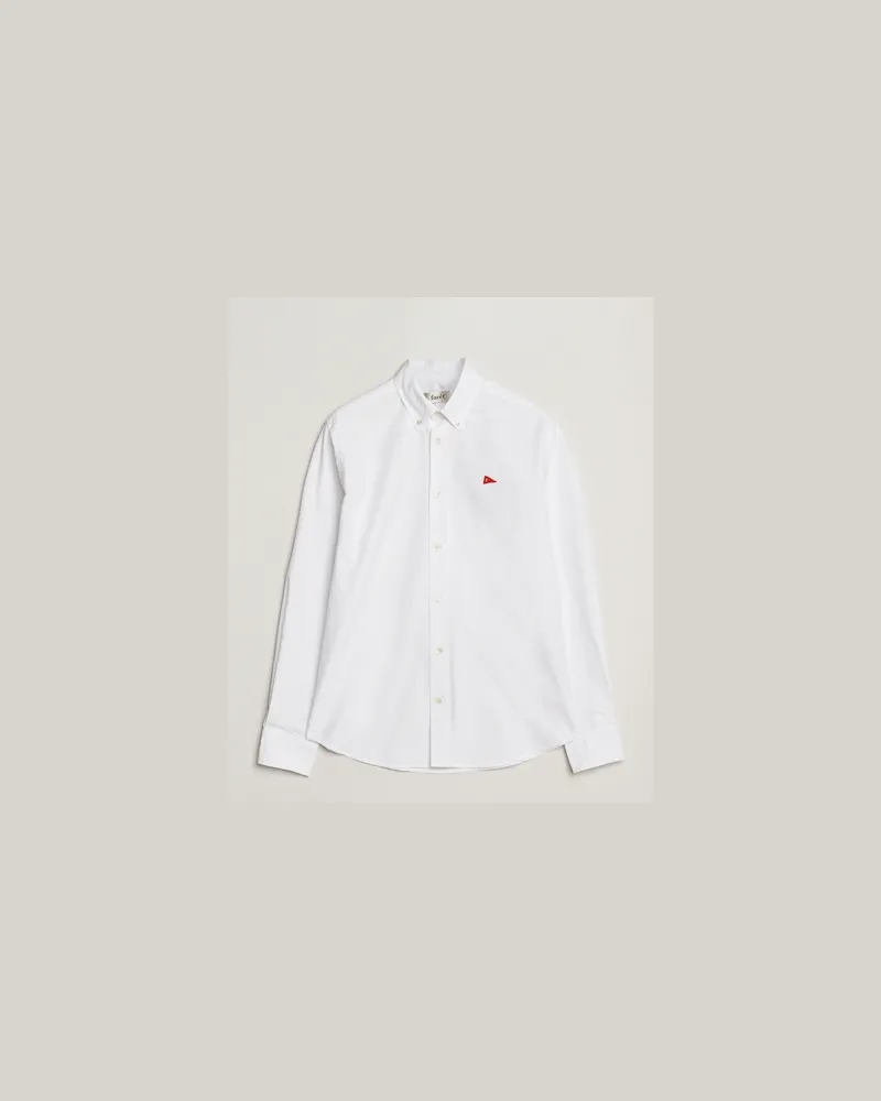 forét Flag Regular Fit Oxford Shirt White Weiß