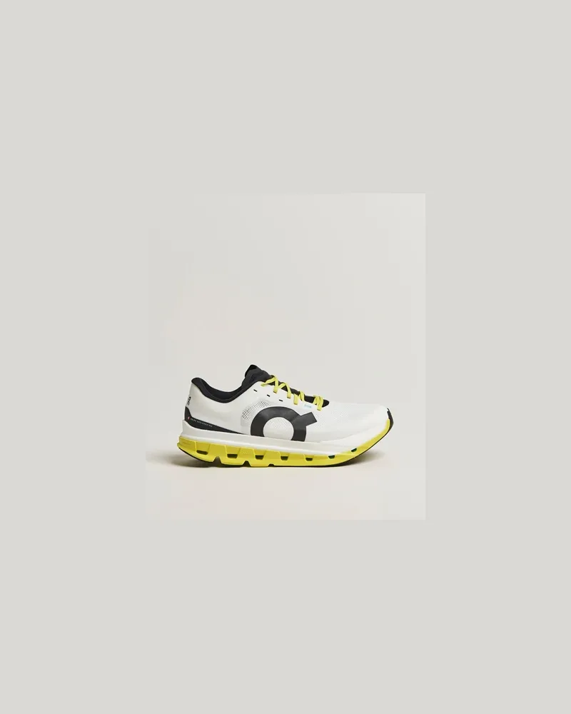 ON Cloudflow 5  White/Lime Weiß
