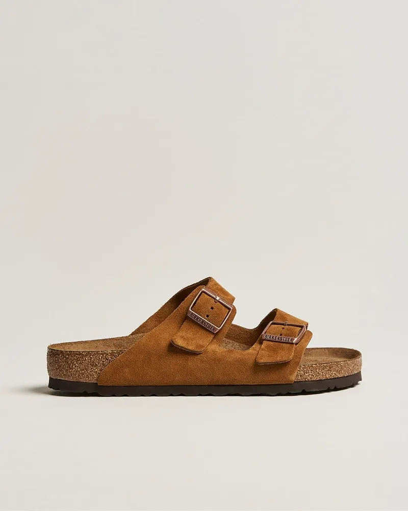 Birkenstock Arizona Soft Footbed Mink Suede Braun