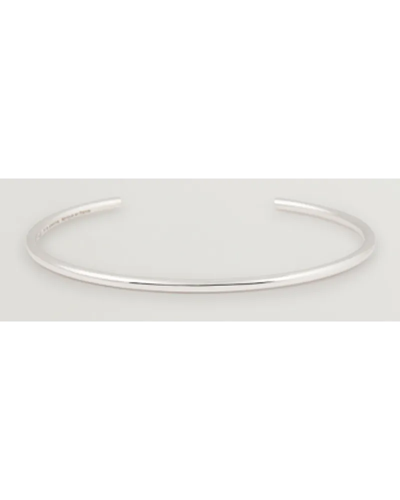 Le Gramme Bangle Bracelet Polished Sterling Silver 7g Silber