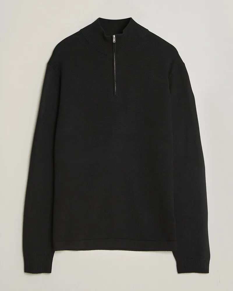 Tiger of Sweden Travis Wool Half Zip Black Schwarz