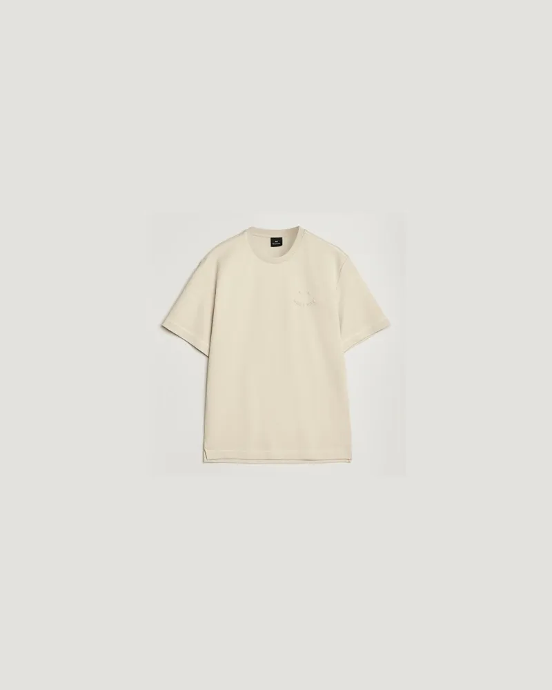 Paul Smith Casual Fit Happy T-Shirt Ecru Beige
