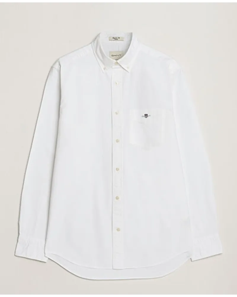 Gant Regular Fit Oxford Shirt White Weiß