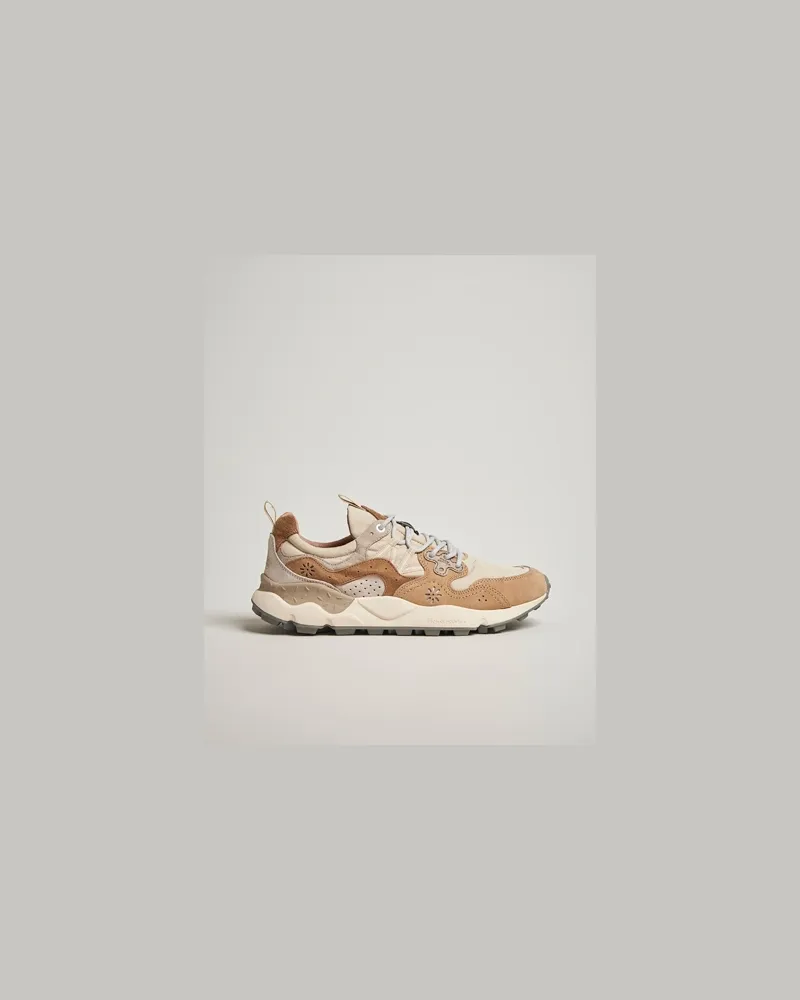 Flower MOUNTAIN Yamano 3 Suede/Nylon Sneaker Brown/Beige Beige
