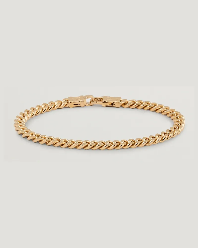 Tom Wood Curb Bracelet L Gold Gold