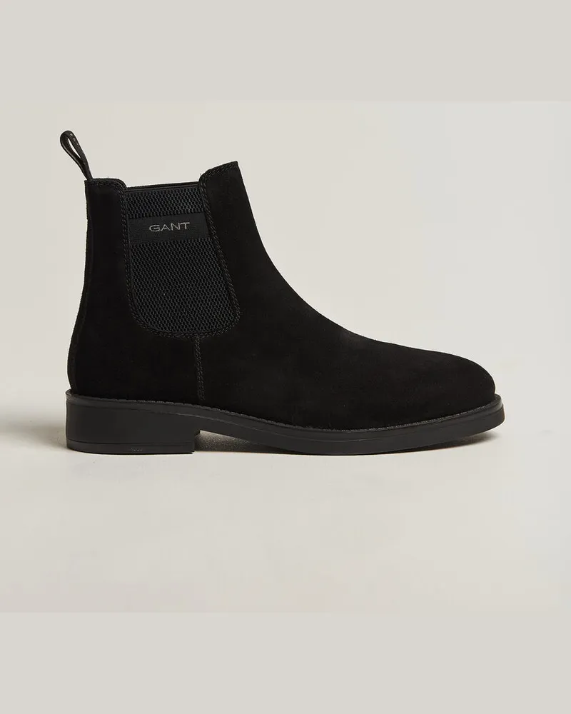 Gant Prepdale Suede Chelsea Boot Black Schwarz