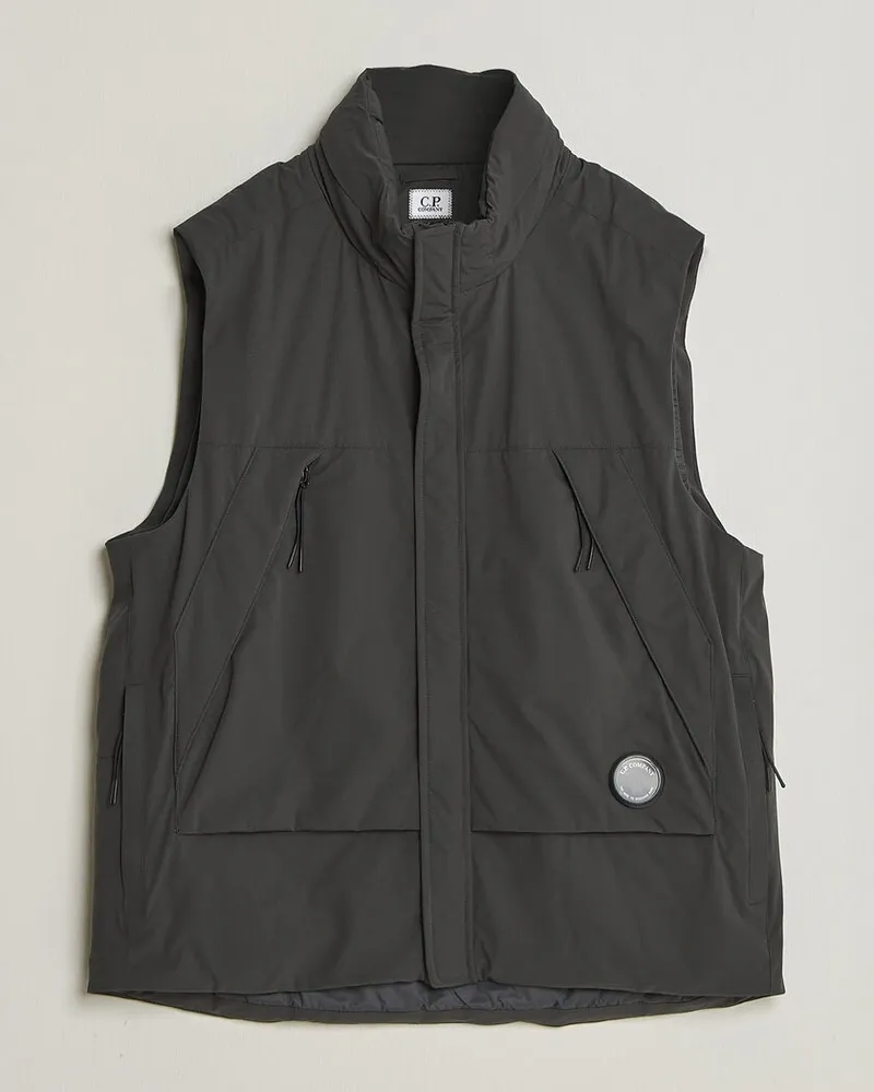 C.P. Company Pro-Tek Lightweight Padded Vest Dark Grey Grau