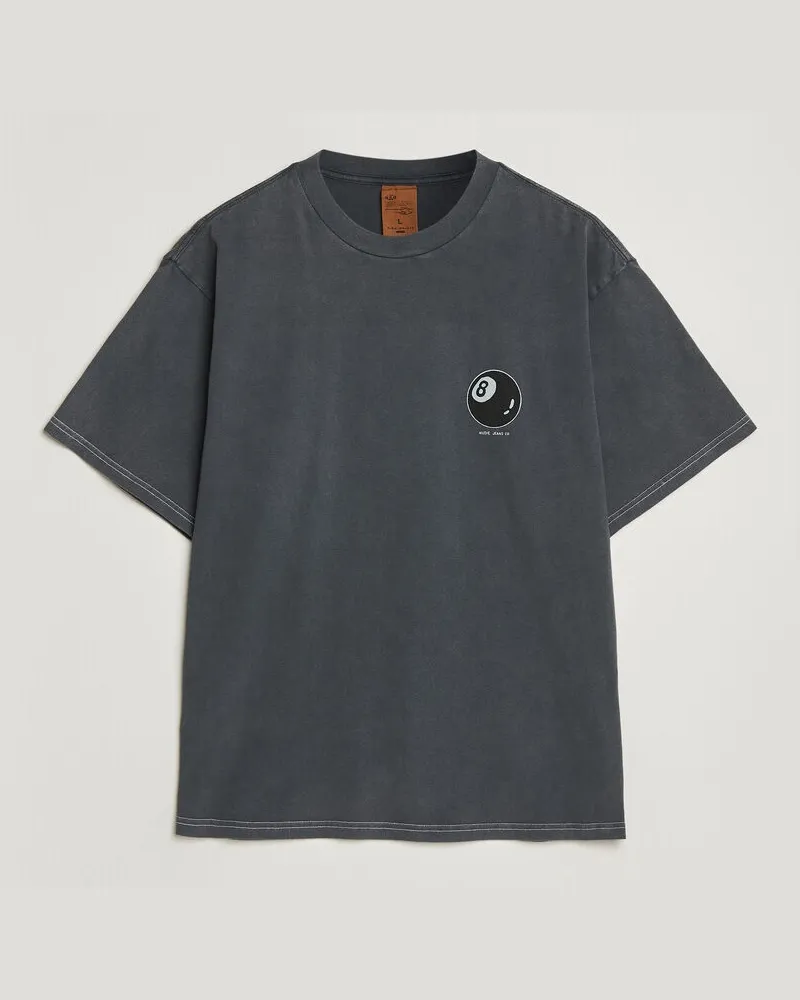 Nudie Jeans Koffe Printed T-Shirt Antracite Grau