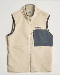 Columbia Sportswear Company Mountainside Heavyweight Fleece Vest Ancient Fossil Beige