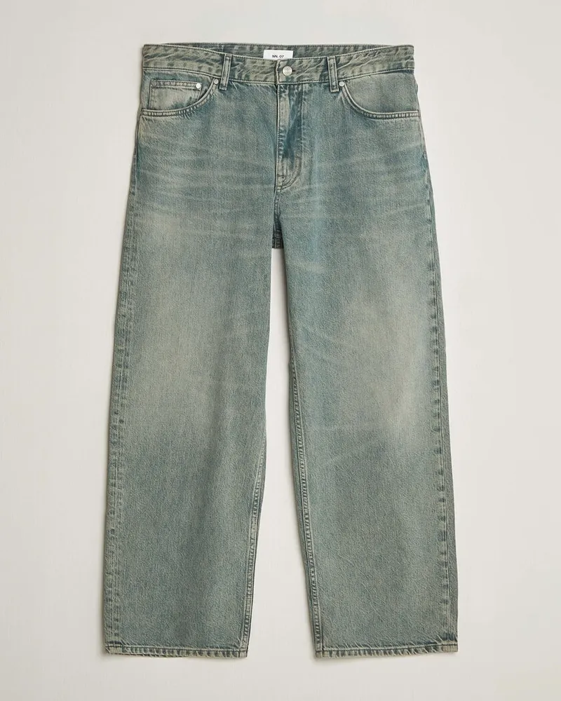 NN 07 Ross Relaxed Fit Jeans Light Tinted Grau