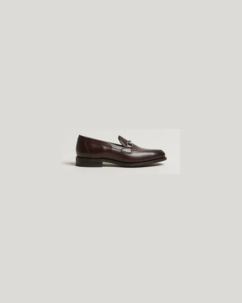 Loake 1880 Kensington Calf Leather Loafer Dark Brown Braun