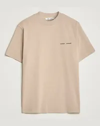 Samsøe & Samsøe Norsbro Organic Baumwoll Tshirt Pure Cashmere Beige