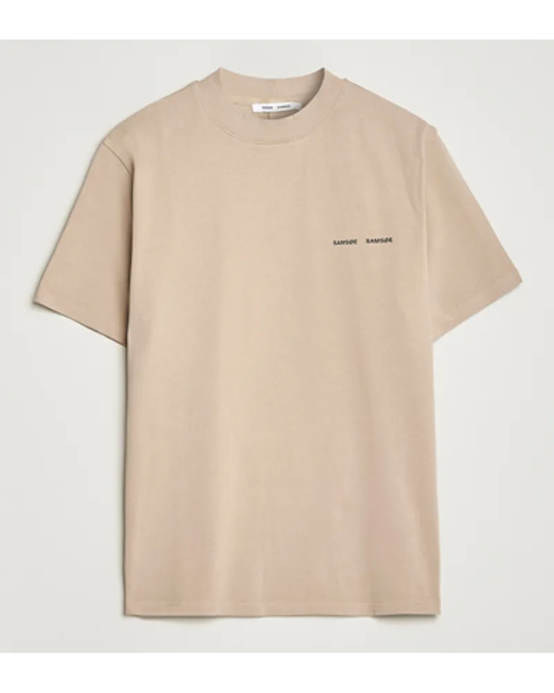 Samsøe & Samsøe Norsbro Organic Baumwoll Tshirt Pure Cashmere Beige