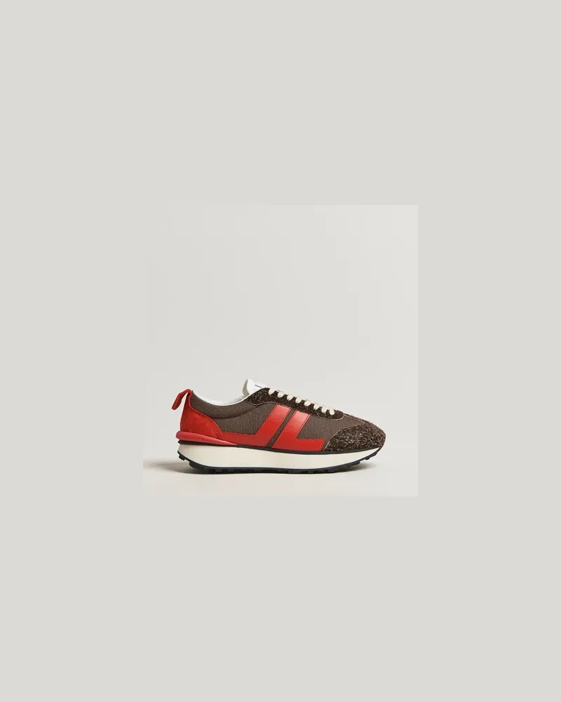 Lanvin Bumpr Running Sneakers Brown Braun