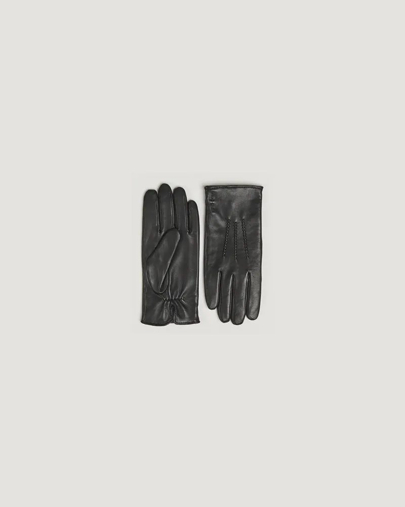 Tiger of Sweden Garvin Leather Glove Black Schwarz