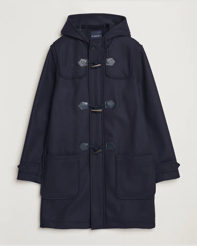Armor-Lux Quimper Duffle Coat Navy Blau