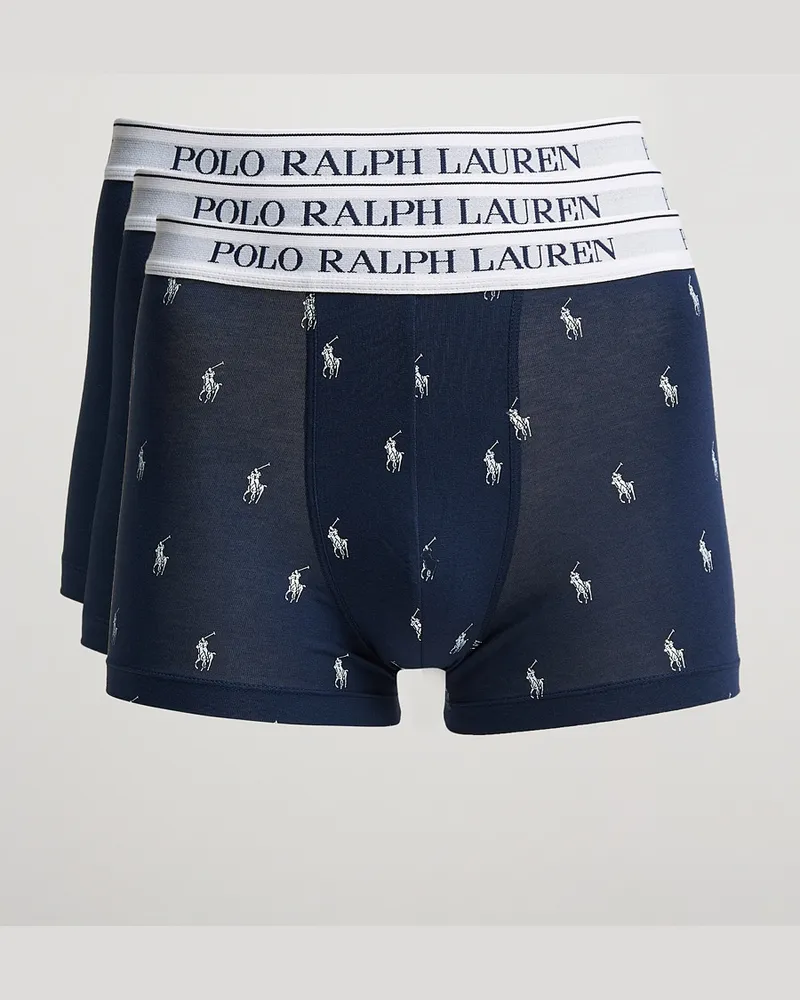 Ralph Lauren 3-Pack Trunk Navy/Navy Pony/Navy Blau