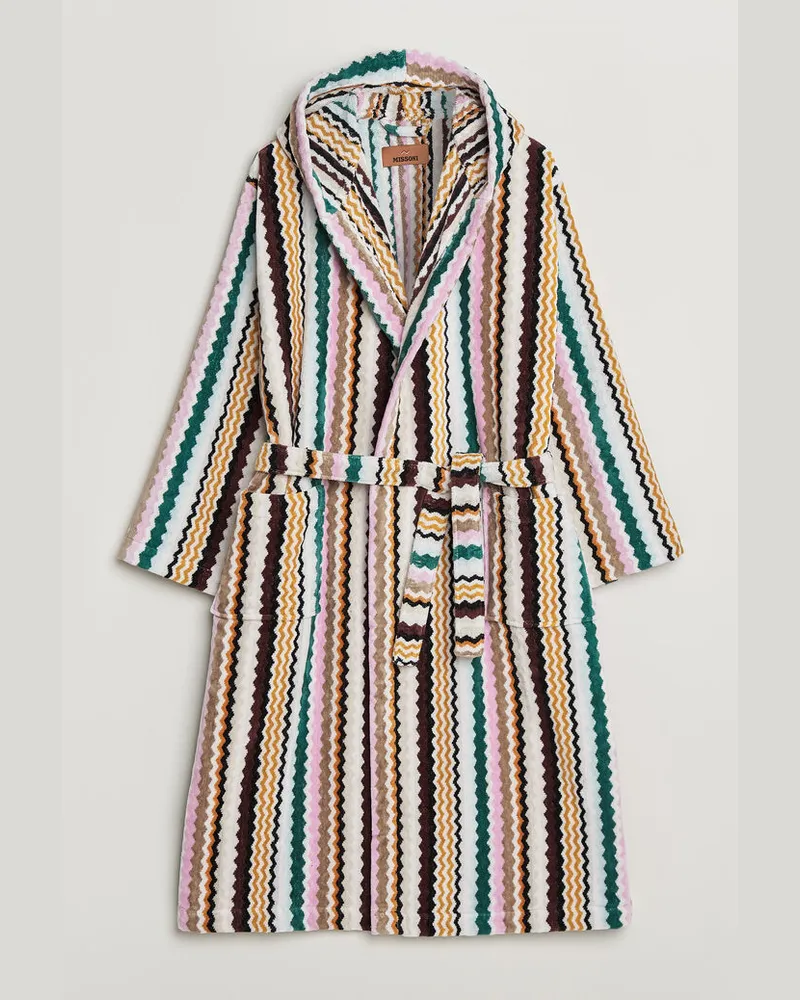 Missoni Home Aura Hooded Bathrobe Multi Mehrfarbig