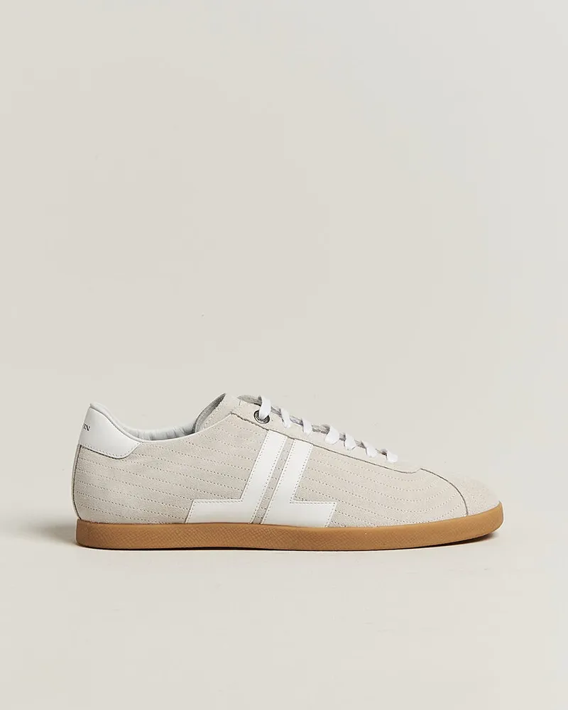 Lanvin Glen Leather Sneakers White Weiß