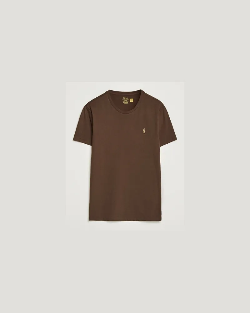 Ralph Lauren Crew Neck T-Shirt Nutmeg Brown Braun