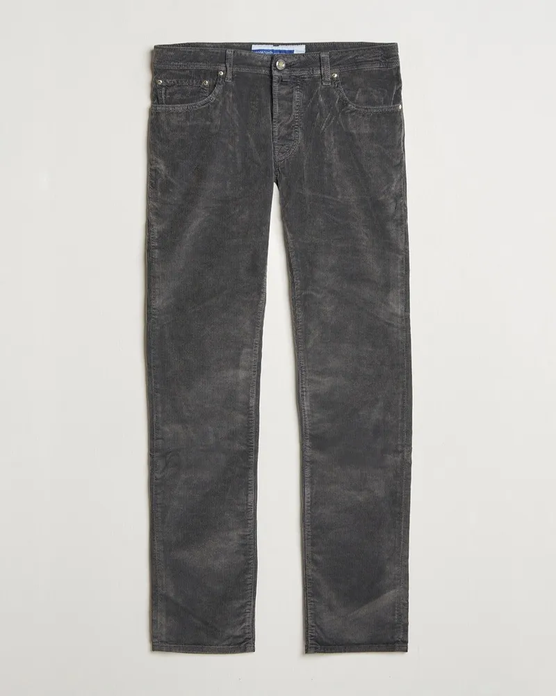 Jacob Cohën Bard 5-Pocket Medium Corduroy Trousers Grey Grau