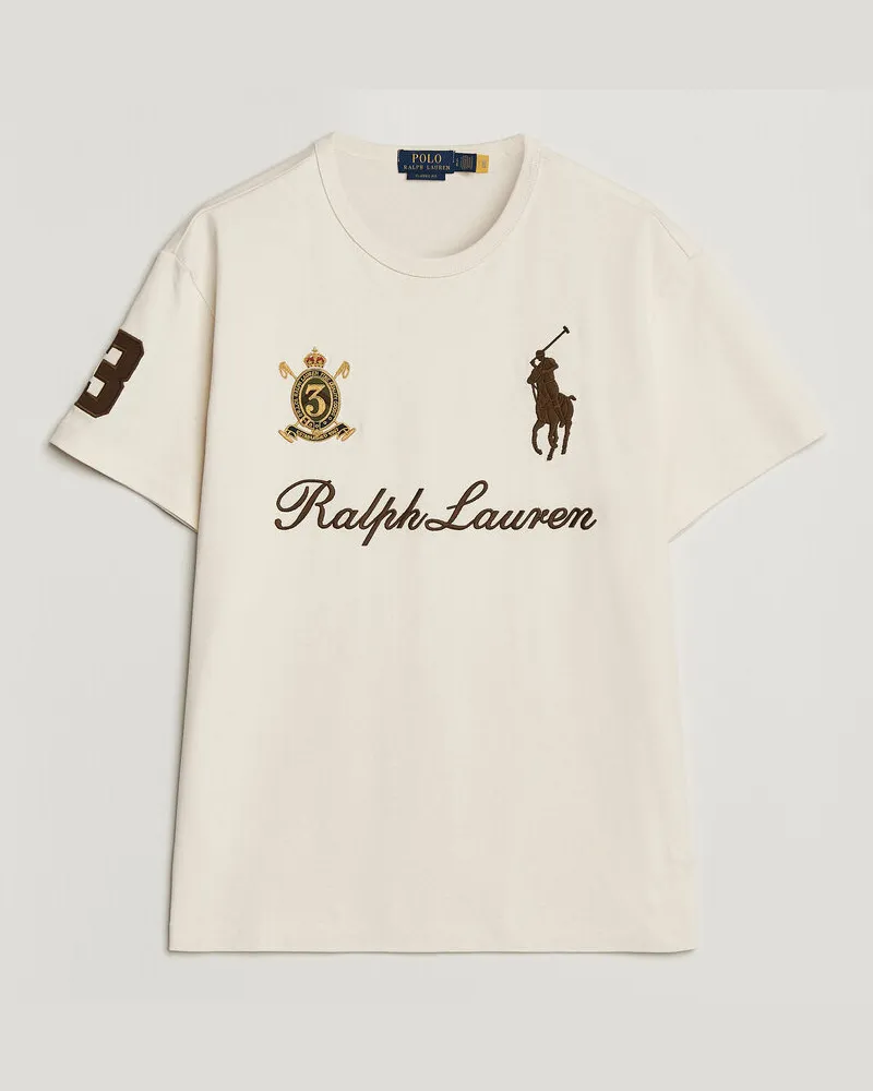 Ralph Lauren Classic Fit Team T-shirt Guide Cream Beige