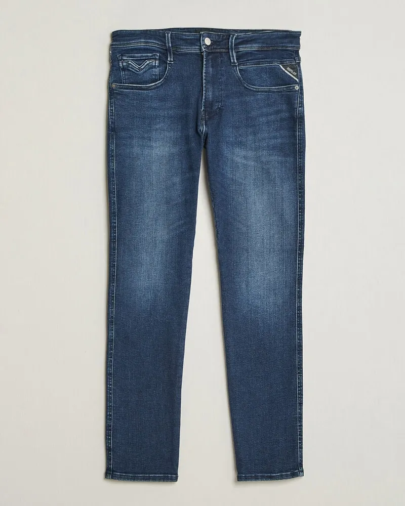 Replay Anbass Powerstretch Jeans Dark Blue Blau