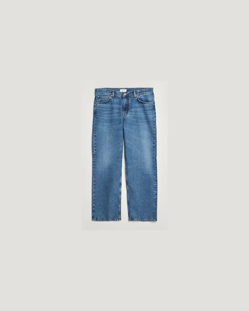 NN 07 Otis Relaxed Fit Jeans Medium Washed Blau
