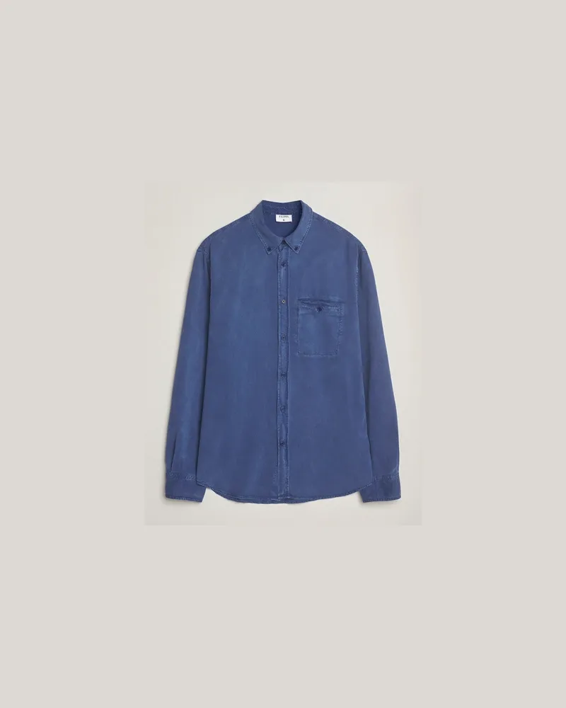 Filippa K Zachary Lyocell Shirt Royal Navy Blau