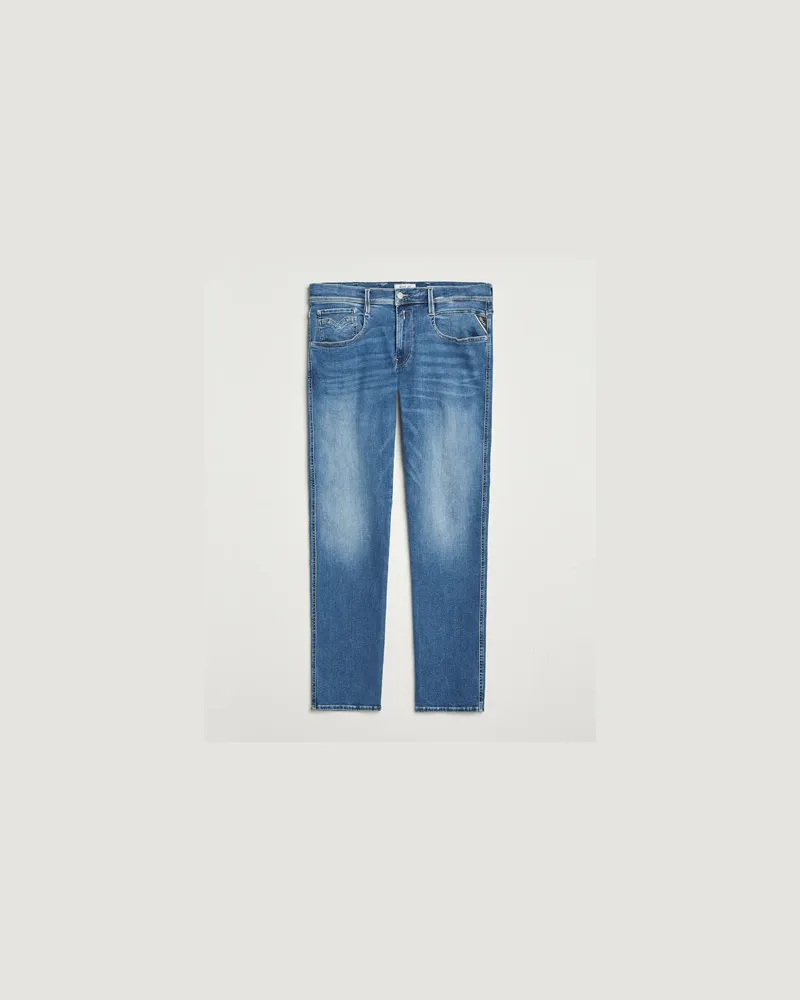 Replay Anbass Hyperflex Original Jeans Medium Blue Blau