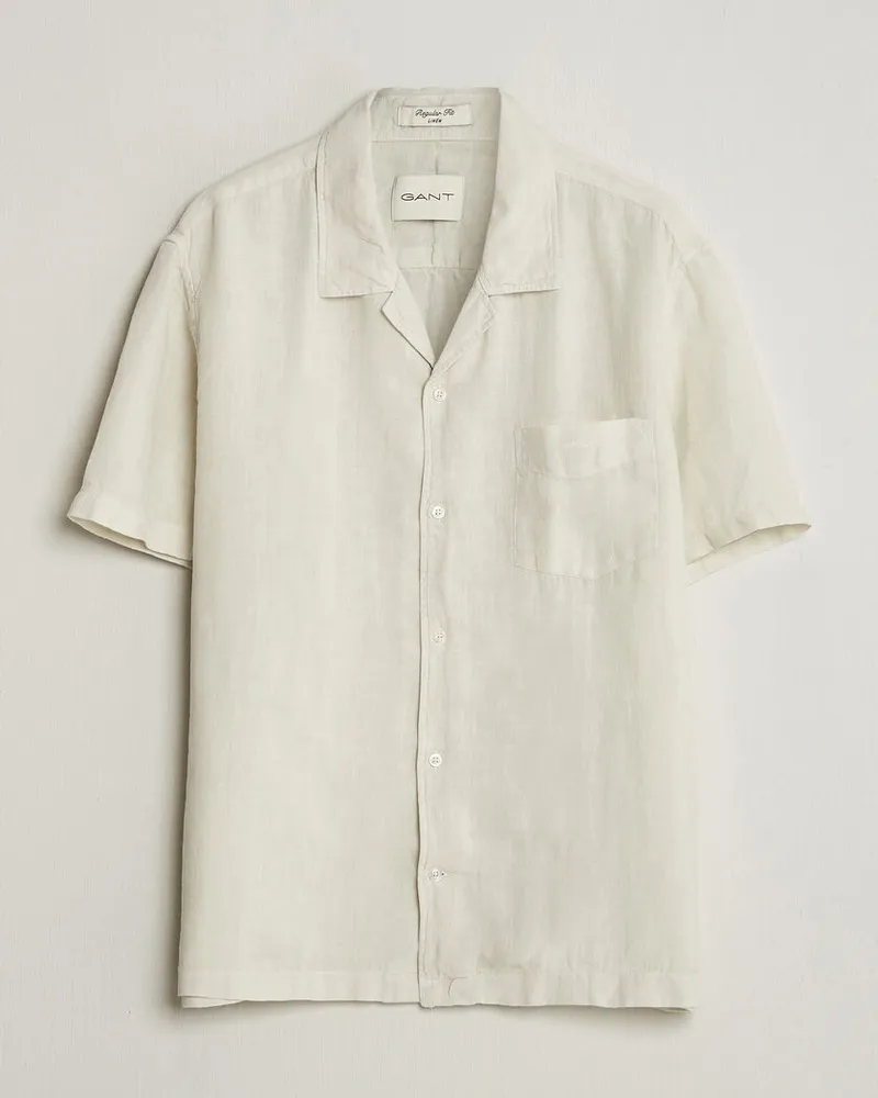 Gant Regular Fit Garment Dyed Camp Shirrt Sand Beige