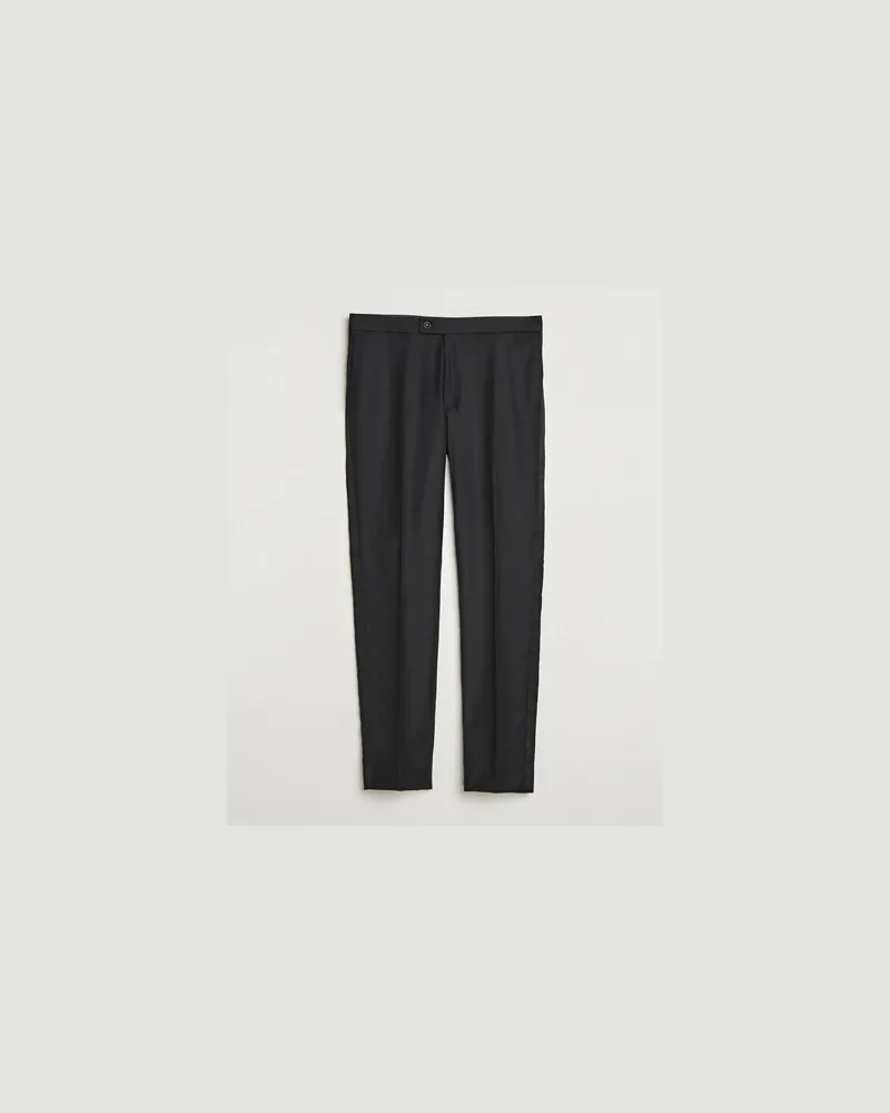 Morris Loro Piana Tuxedo Trousers Black Schwarz