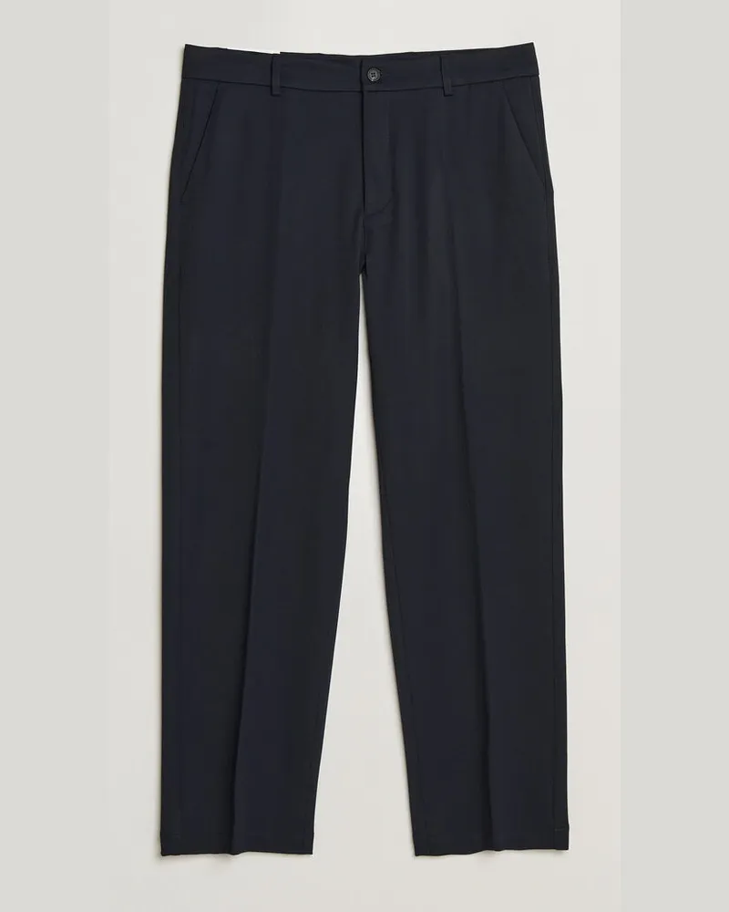LES DEUX Como Solid Slack Pants Dark Navy Blau