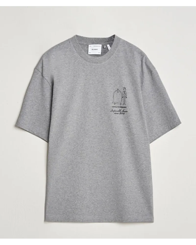 Axel Arigato Resort T-Shirt Grey Melange Grau