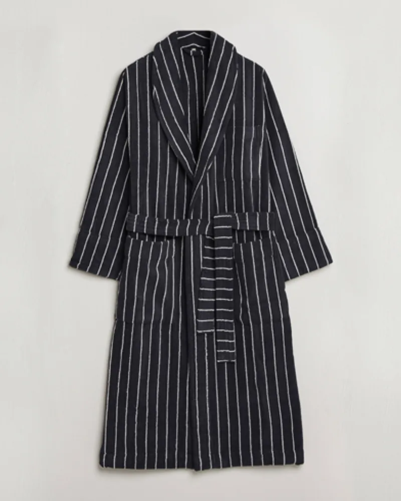 TEKLA Organic Terry Classic Bathrobe Antwerp Blau