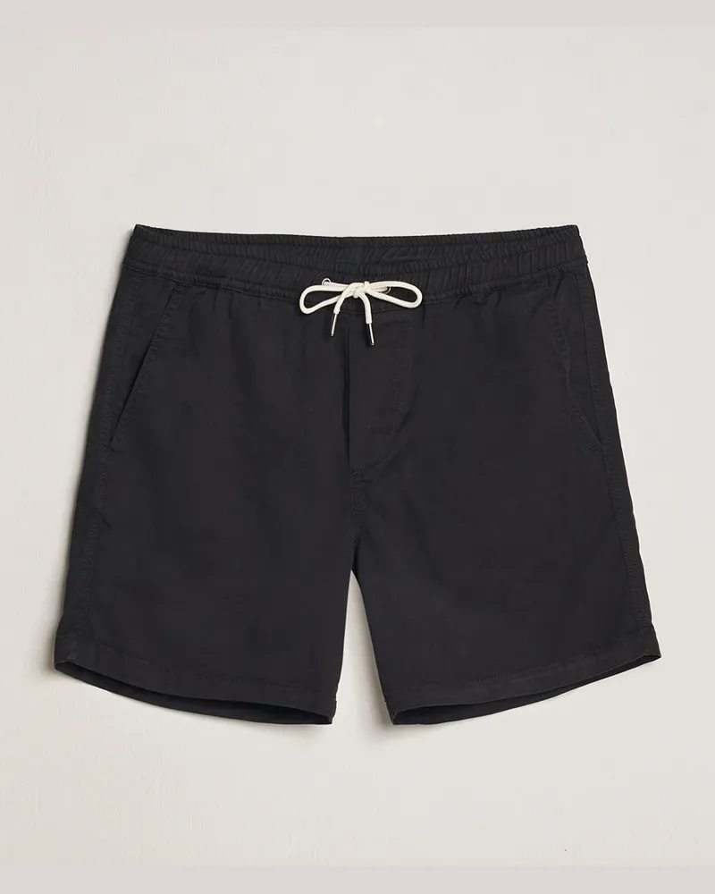 NN 07 Gregor Drawstring Shorts Black Schwarz