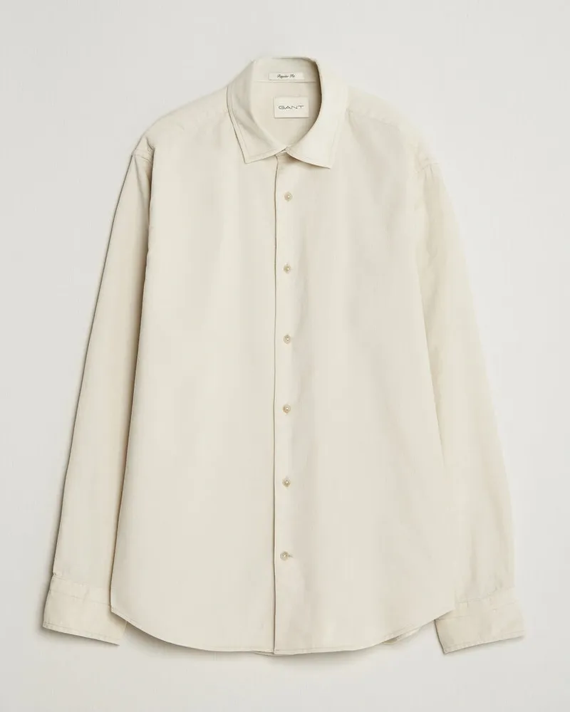 Gant Regular Fit Baby Cord Shirt Sand Beige