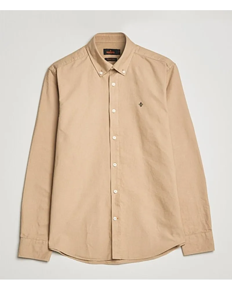 Morris Douglas Oxford Shirt Khaki Beige