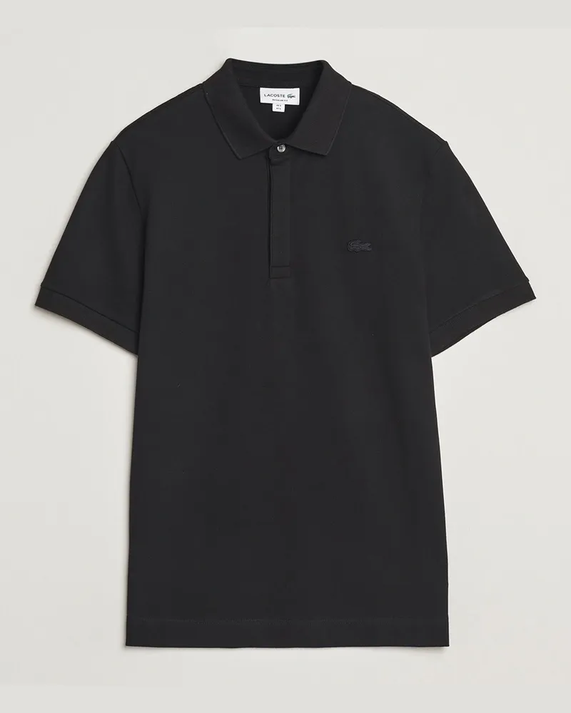 Lacoste Paris Polo Piké Black Schwarz