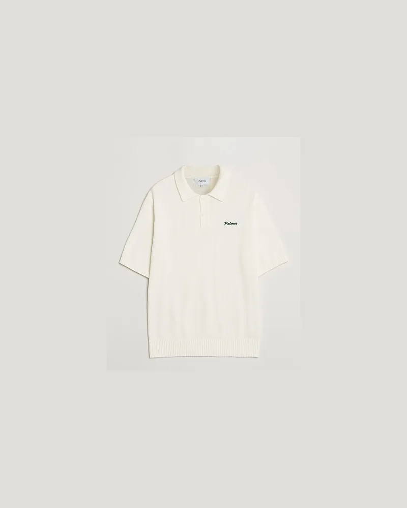 Palmes Marco Knit Polo Off White Weiß