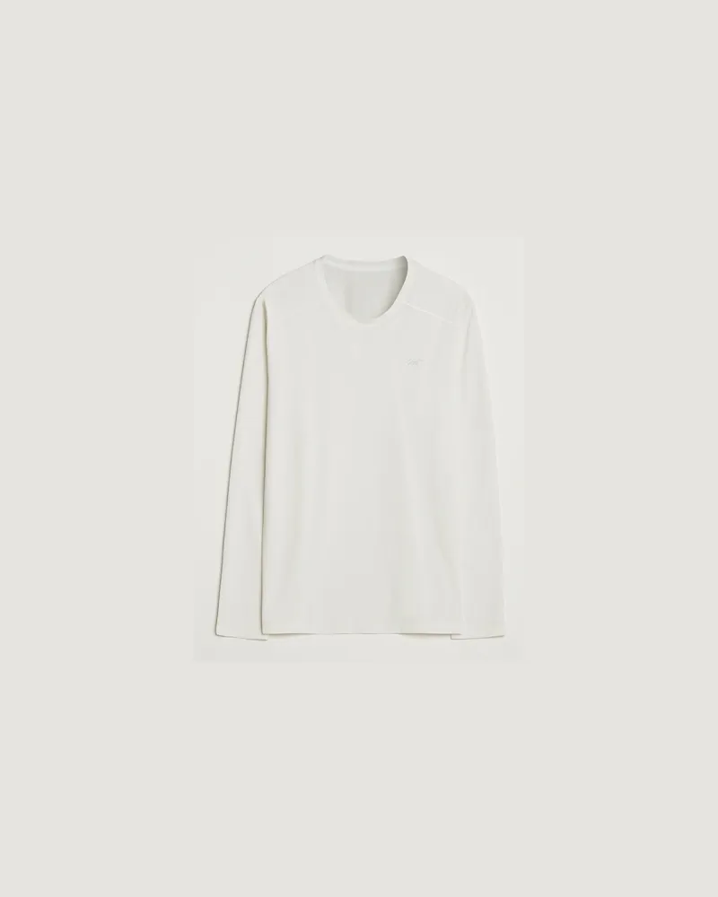 Arc'teryx Cormac Long Sleeve T-Shirt Arctic Silk Heather Weiß