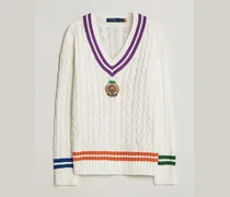 Cotton Linen Blend Sweater Cream Combo