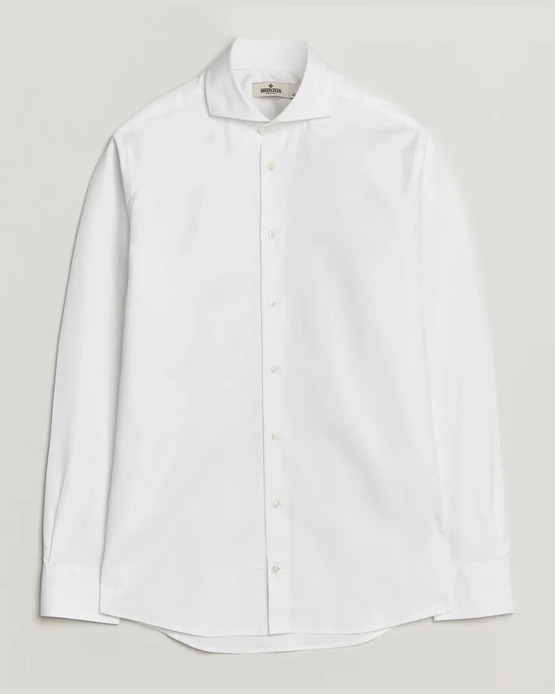 Morris Twill Shirt White Weiß