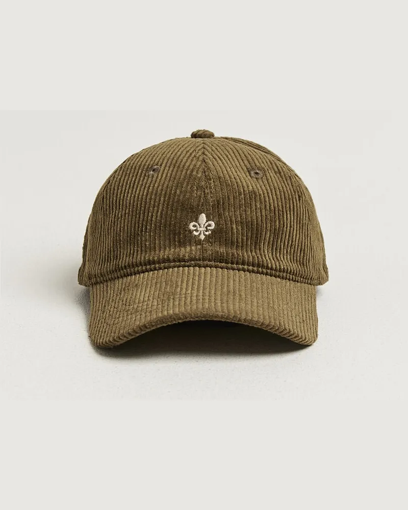Morris Lily Cord Cap Olive Grün