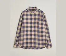 Plaid Button Down Shirt White/Blue