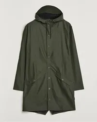 RAINS Long Jacket Green Grün