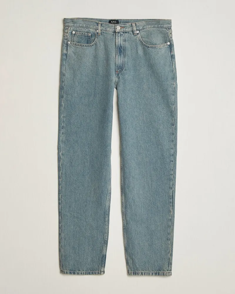 A.P.C. Martin Jeans Washed Indigo Blau