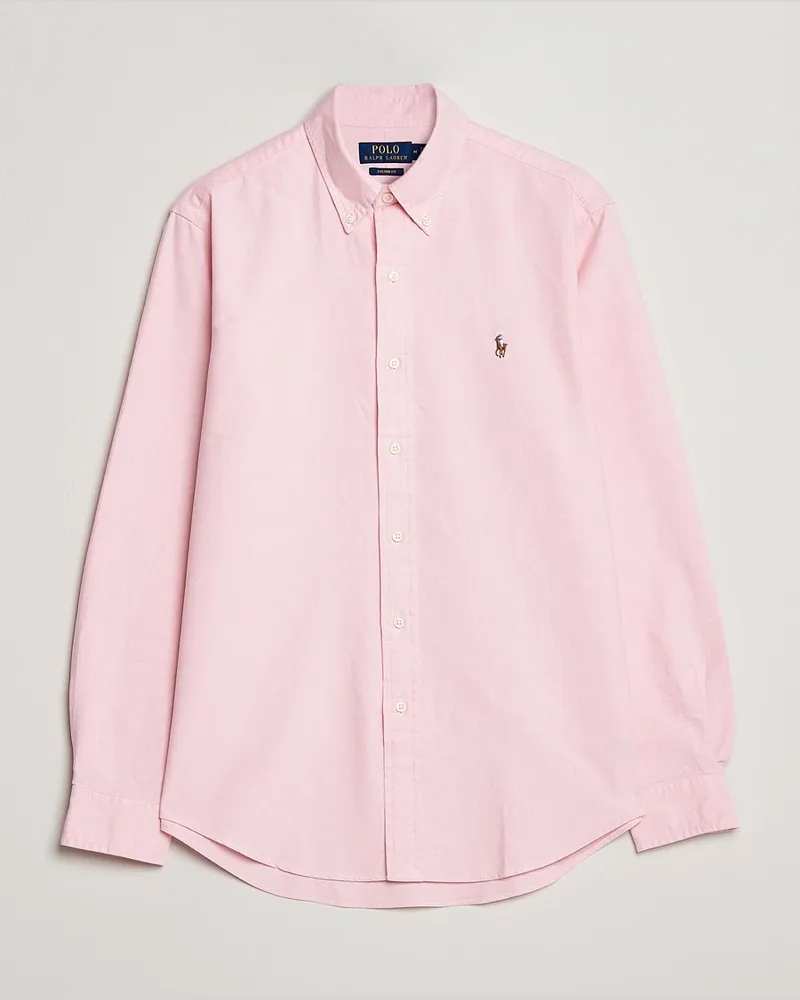 Ralph Lauren Custom Fit Oxford Shirt Pink Rosa