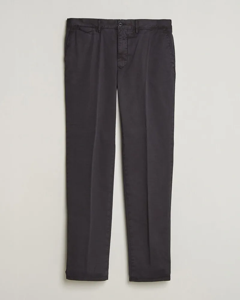 Incotex Regular Fit Garment Dyed Slacks Navy Blau