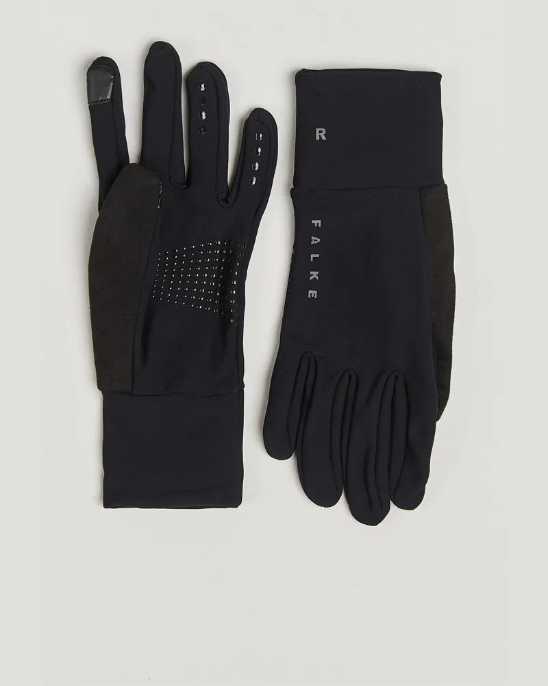 Falke Training Gloves Black Schwarz